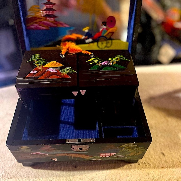 Vintage Japanese Lacquered Music Box - Picture 3 of 10